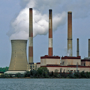 Coal plants, like the one seen in this photo, continue to move forward to reduce the amount of air emissions released. (Photo courtesy of A. Jones, IAN).