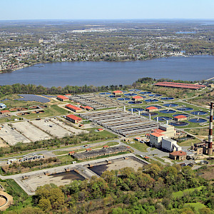 Back River Waste Water Treatment Plant. (Photo courtesy of Jonathan Kellogg, IAN).